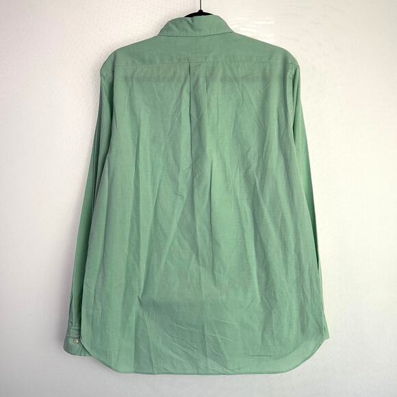 Ralph Lauren Men's 16 (34-35) Light Green Button Down Long Sleeve‎ Shirt - Picture 3 of 6